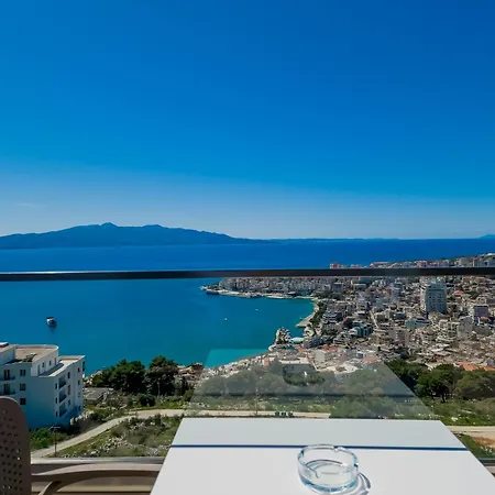 Sunset Shoreline Saranda - Sea View - Free Private Parking - Pool Exterior photo